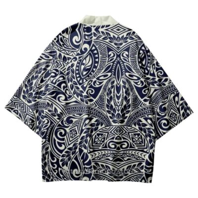 African Black and White Patterns Kimono