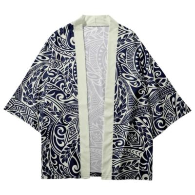 African Black and White Patterns Kimono African Black and White Patterns Kimono