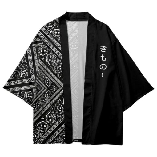 Black Kimono Top