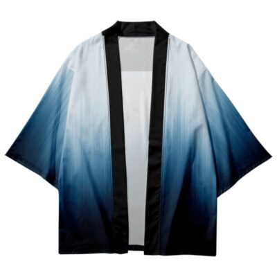 Blue Black Gradient Kimono Blue Black Gradient Kimono