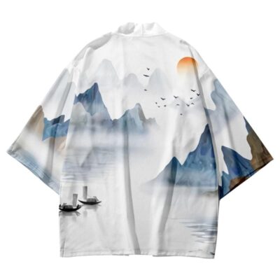 Chinese Ink Painting Kimono Chinese Ink Painting Kimono