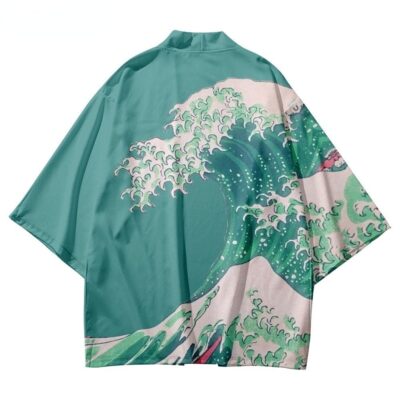 Green Wave Kimono Green Wave Kimono