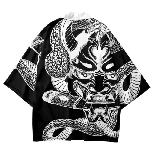 Hannya Mask and Snake Kimono