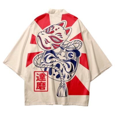 Japanese Daruma Kimono Japanese Daruma Kimono