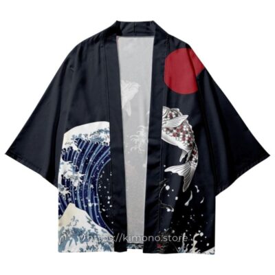Koi Fish Artwork Kimono