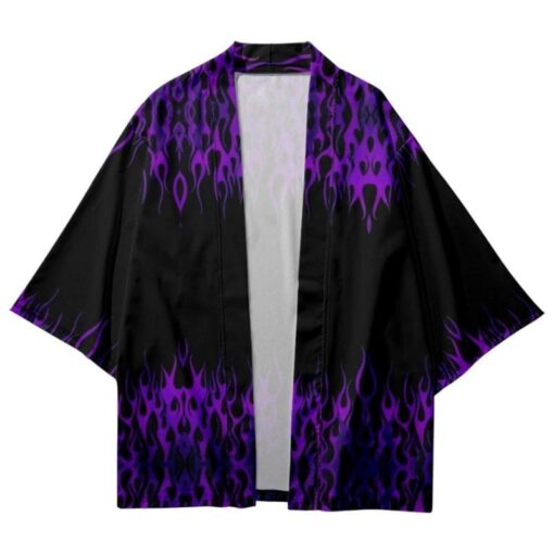Purple Flames Kimono