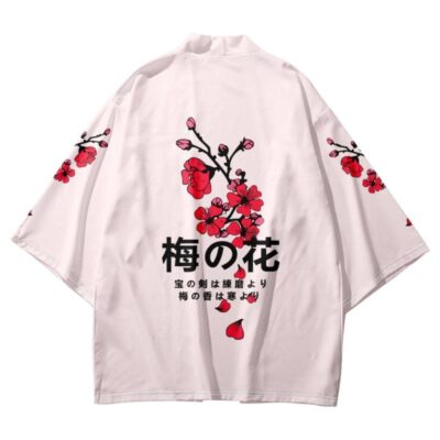 Red Cherry Blossom Kimono Red Cherry Blossom Kimono