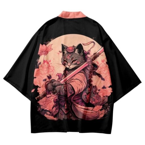 Samurai Cat Kimono