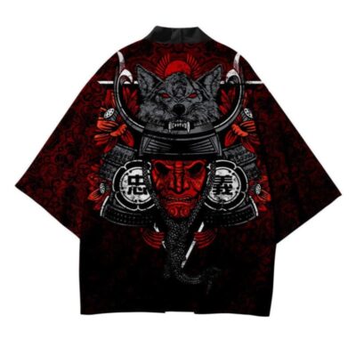 Samurai Pattern Kimono Samurai Pattern Kimono