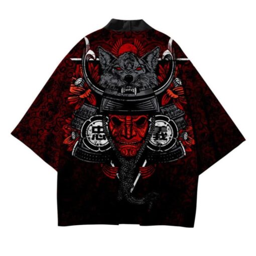 Samurai Pattern Kimono