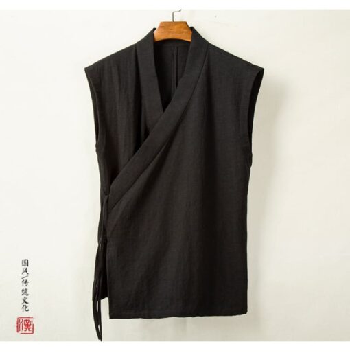 Short Sleeveless Kimono