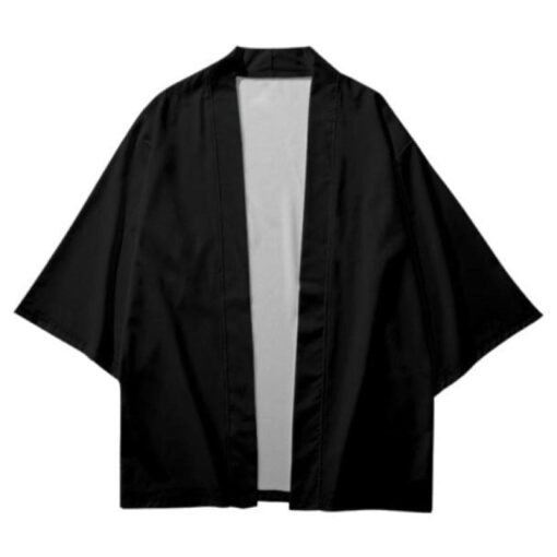Solid Black Kimono Jacket