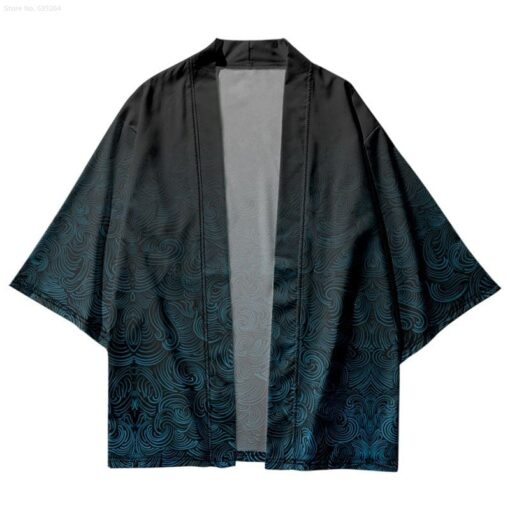 Wavy Pattern Kimono