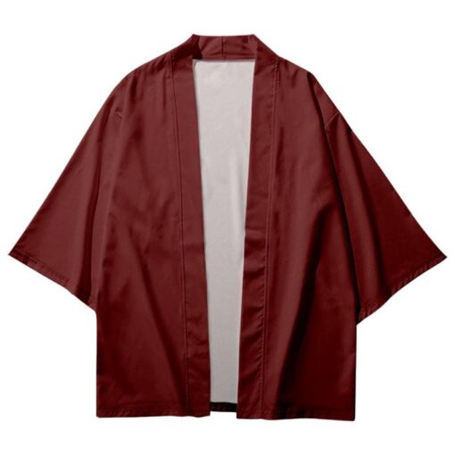 Wine Red Color Kimono