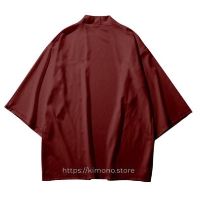 Wine Red Color Kimono