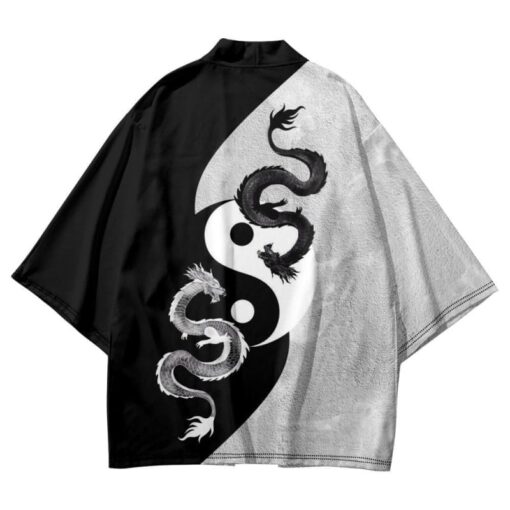 Yin Yang Dragon Kimono